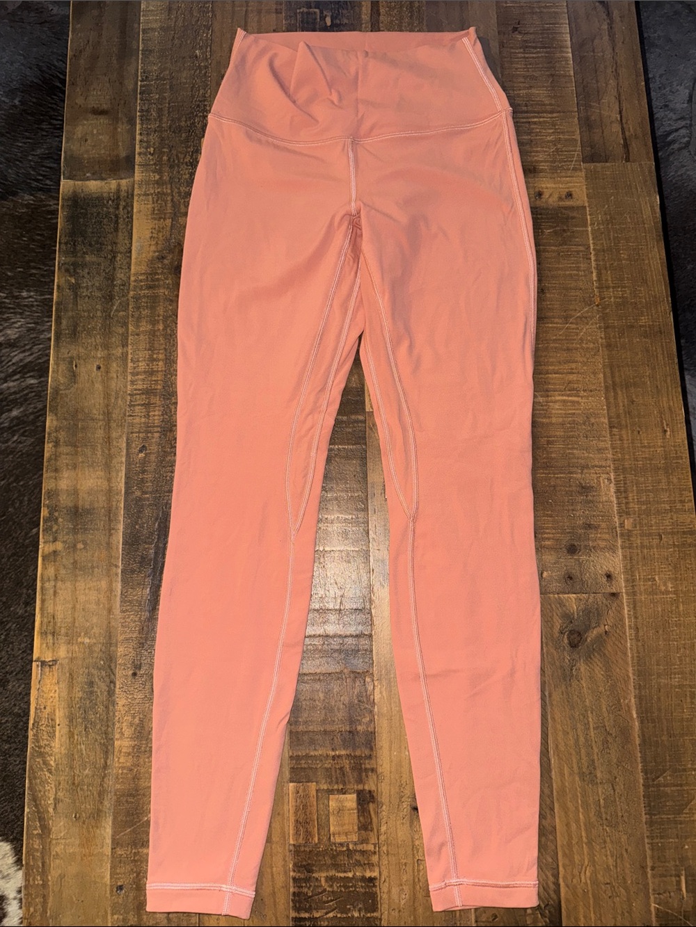 lululemon athletica women Coral-Peach High-Waist Leggings